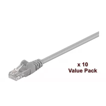 Microconnect V-UTP5005VP tīkla kabelis Pelēks 0,5 m Cat5e U/UTP (UTP)