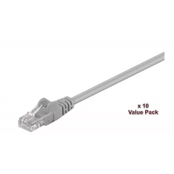 Microconnect V-UTP501VP tīkla kabelis pelēks 1 m Cat5e U/UTP (UTP)