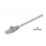 Microconnect V-UTP510VP tīkla kabelis pelēks 10 m Cat5e U/UTP (UTP)