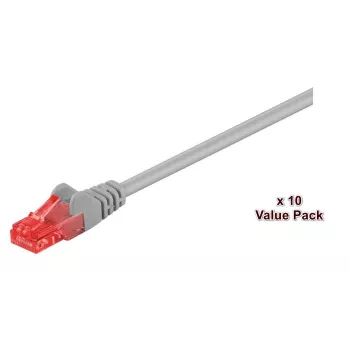 Microconnect V-UTP6005VP tīkla kabelis pelēks 0,5 m Cat6 U/UTP (UTP)