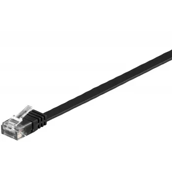 Microconnect V-UTP6015S-FLAT tīkla kabelis Melns 1,5 m Cat6 U/UTP (UTP)