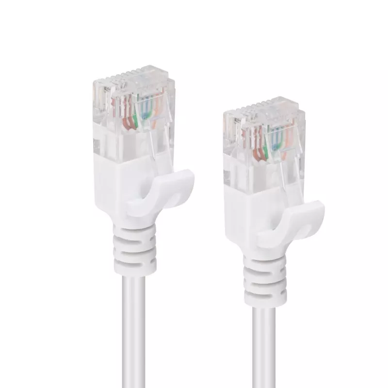 Microconnect V-UTP601W-plāns tīkla kabelis Balts 1 m Cat6 U/UTP (UTP)