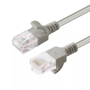 Microconnect V-UTP603-plāns tīkla kabelis pelēks 3 m Cat6 U/UTP (UTP)