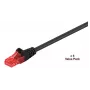 Microconnect V-UTP615SVP tīkla kabelis Melns 15 m Cat6 U/UTP (UTP)