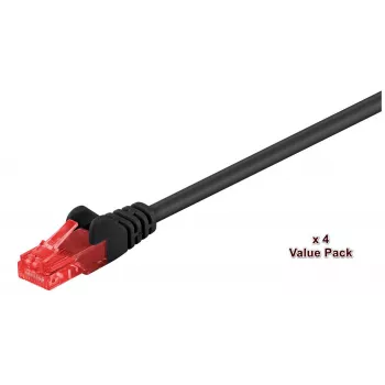 Microconnect V-UTP620SVP tīkla kabelis melns 20 m Cat6 U/UTP (UTP)