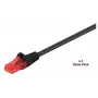 Microconnect V-UTP620SVP tīkla kabelis melns 20 m Cat6 U/UTP (UTP)