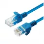 Microconnect V-UTP6A005B-plāns tīkla kabelis zils 0,5 m Cat6a U/UTP (UTP)