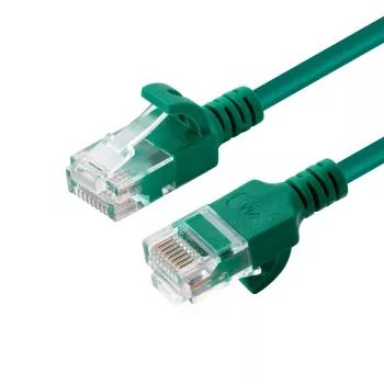 Microconnect V-UTP6A005G-plāns tīkla kabelis zaļš 0,5 m Cat6a U/UTP (UTP)