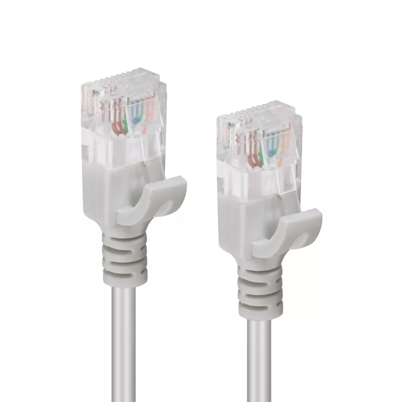 Microconnect V-UTP6A02-plāns tīkla kabelis pelēks 2 m Cat6a U/UTP (UTP)