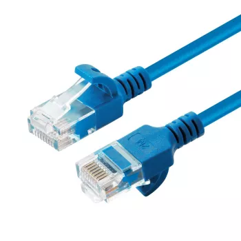 Microconnect V-UTP6A05B-plāns tīkla kabelis Zils 5 m Cat6a U/UTP (UTP)