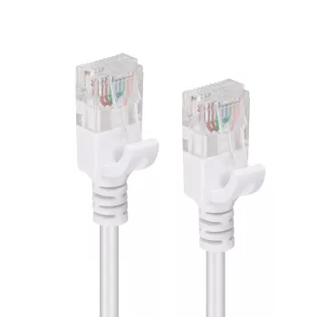 Microconnect V-UTP6A05W-plāns tīkla kabelis balts 5 m Cat6a U/UTP (UTP)