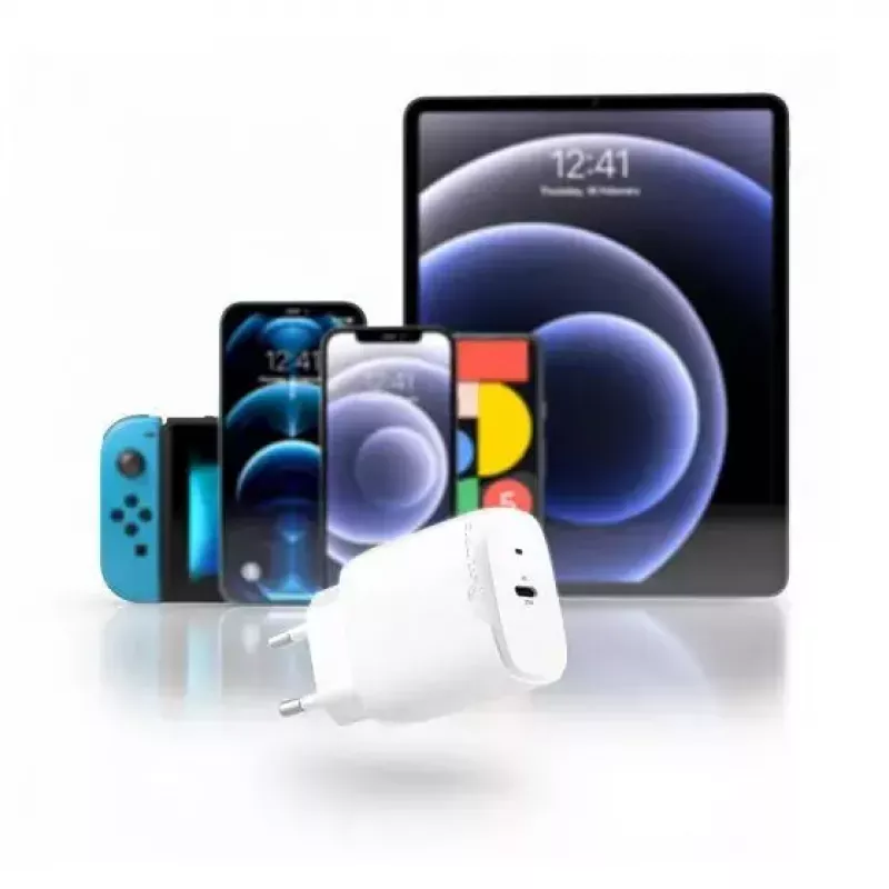 Iekštelpu lādētājs ALOGIC WC1X20-EU Viedtālruņa 100-240V USB-C Balts