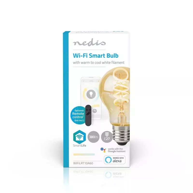 LED spuldze Nedis SmartLife 4,9 W (E27) 360 lm, vēsi balta / silta balta, 10 000 h kalpošanas laiks