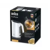 Braun PurEase WK 3100 WH elektriskā tējkanna 1,7 L 2200 W Balta