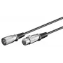 Microconnect XLRMF05 audio kabelis 0.5 m XLR (3-pin) Melns