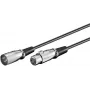 Microconnect XLRMF10 audio kabelis 10 m XLR (3-pin) melns