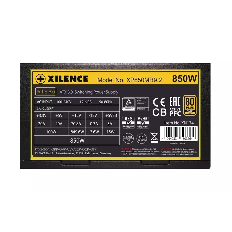 Barošanas bloks Xilence Performance X Series XP850MR9.2 850 W