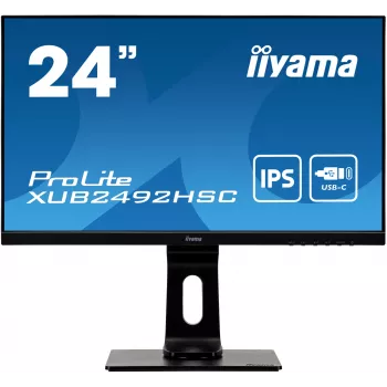 iiyama ProLite XUB2492HSC-B1 datora monitors 60,5 cm (23,8 collas) 1920 x 1080 pikseļi Full HD LCD Melns