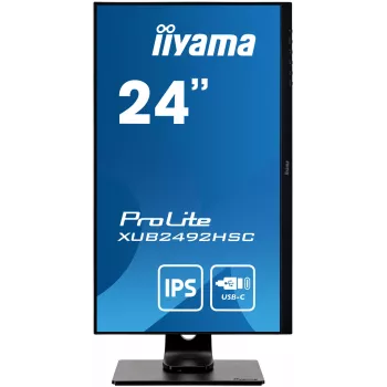 iiyama ProLite XUB2492HSC-B1 datora monitors 60,5 cm (23,8 collas) 1920 x 1080 pikseļi Full HD LCD Melns