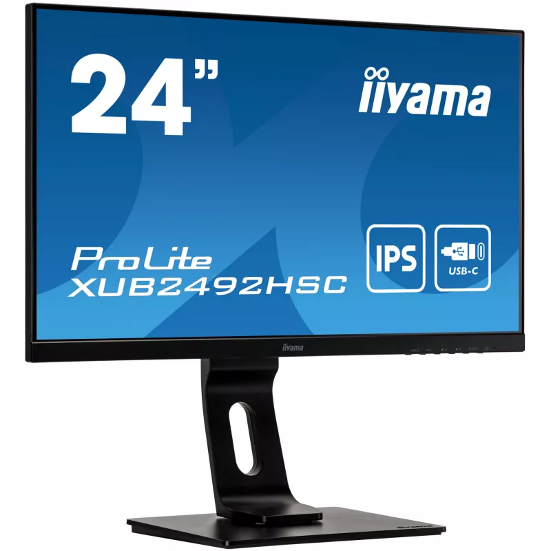 iiyama ProLite XUB2492HSC-B1 datora monitors 60,5 cm (23,8 collas) 1920 x 1080 pikseļi Full HD LCD Melns