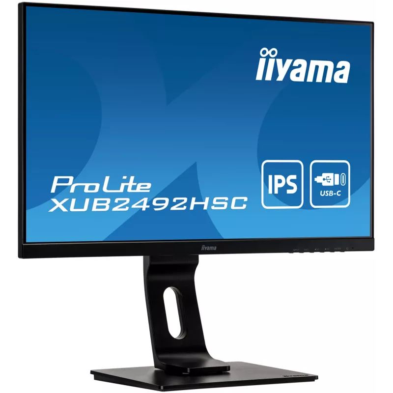 iiyama ProLite XUB2492HSC-B1 datora monitors 60,5 cm (23,8 collas) 1920 x 1080 pikseļi Full HD LCD Melns