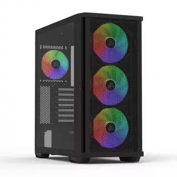 Zalman Z10 PLUS datora korpuss Midi Tower melnā krāsā