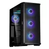 Zalman Z10 PLUS datora korpuss Midi Tower melnā krāsā
