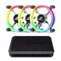 Zalman ZM-LF120A3 datora dzesēšanas sistēma Datora korpusa ventilators 12 cm Melns, Balts