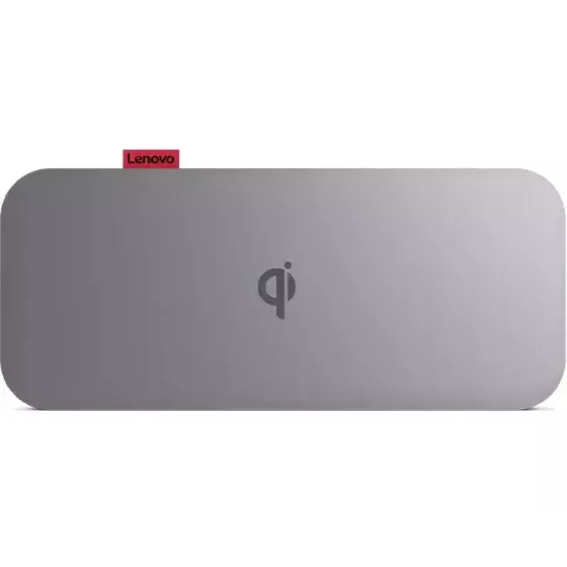 Lenovo GO Litija polimēra (LiPo) 10000 mAh bezvadu uzlāde Pelēks