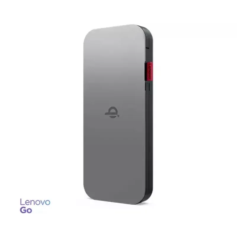 Lenovo GO Litija polimēra (LiPo) 10000 mAh bezvadu uzlāde Pelēks