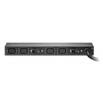 APC AP6032A strāvas sadales bloks (PDU) 4 maiņstrāvas kontaktligzdas 0U/1U Melns