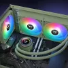 Šķidruma dzesēšanas komplekts Thermaltake TH280 V2 ARGB zaļa 84.32 cfm 3.02 mmH2O