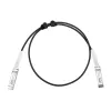 Extralink EX.2268 InfiniBand/optiskās šķiedras kabelis 1 m SFP+ DAC Melns