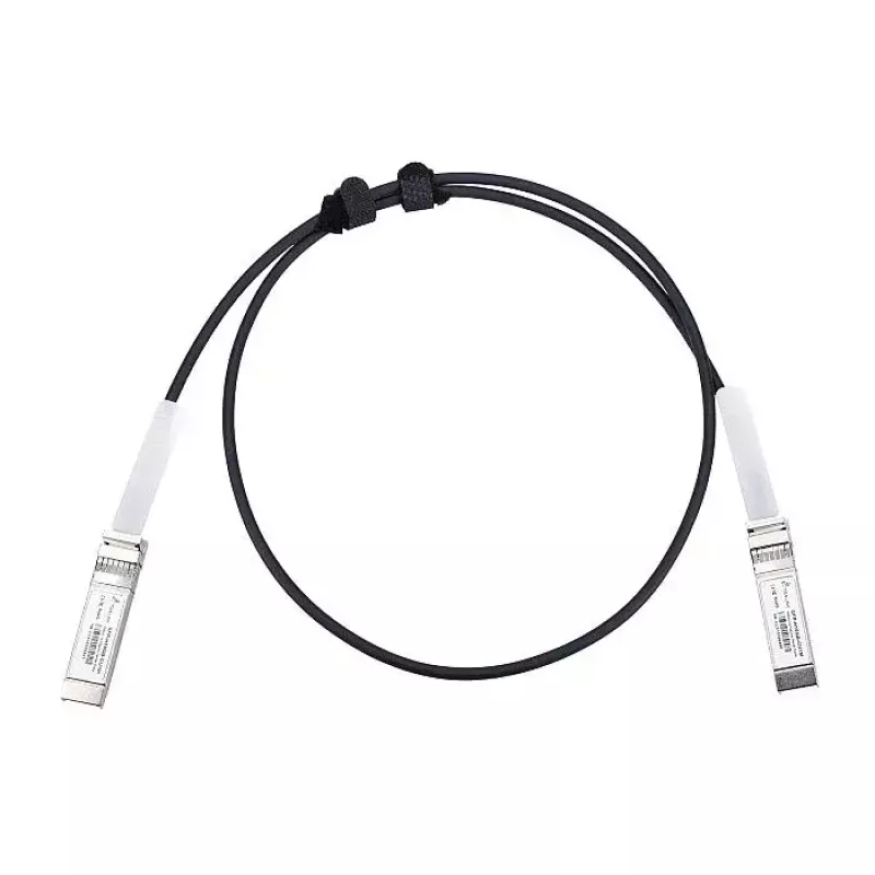 Extralink EX.2268 InfiniBand/optiskās šķiedras kabelis 1 m SFP+ DAC Melns