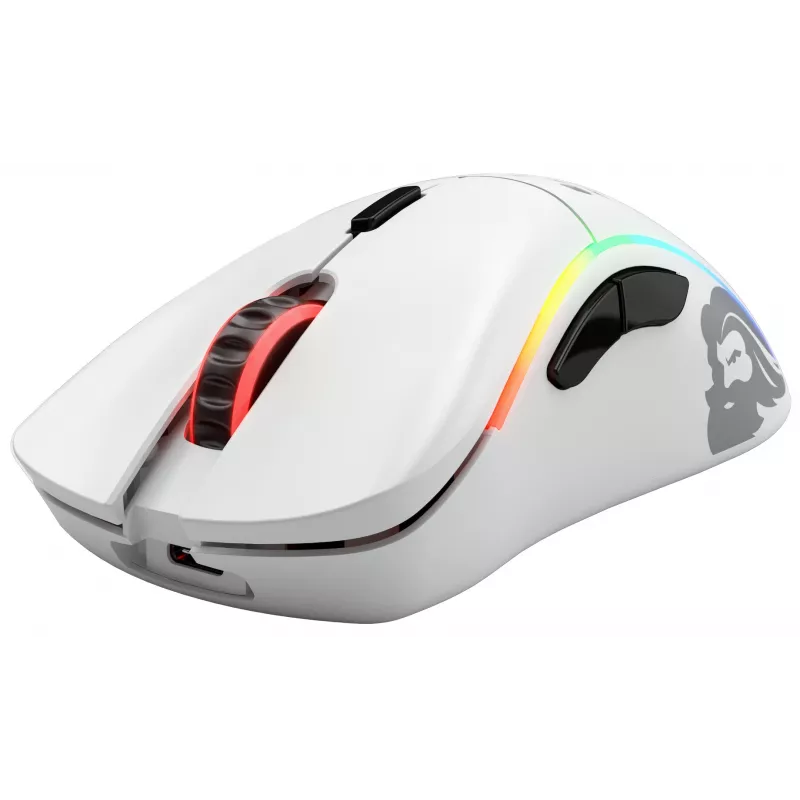 Glorious Gaming Glorious Model D Wireless - Matte balta, Right-hand, RF Wireless, 19000 DPI, balta