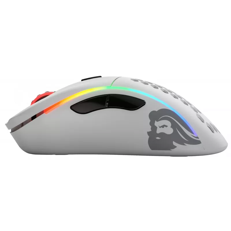 Glorious Gaming Glorious Model D Wireless - Matte balta, Right-hand, RF Wireless, 19000 DPI, balta