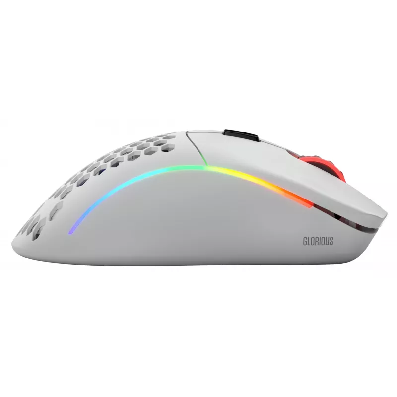 Glorious Gaming Glorious Model D Wireless - Matte balta, Right-hand, RF Wireless, 19000 DPI, balta