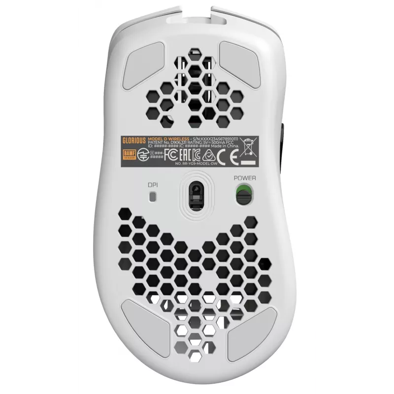 Glorious Gaming Glorious Model D Wireless - Matte balta, Right-hand, RF Wireless, 19000 DPI, balta
