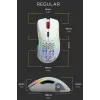 Glorious Gaming Glorious Model D Wireless - Matte balta, Right-hand, RF Wireless, 19000 DPI, balta