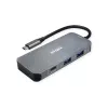 ROLINE USB Type-C centrmezgls 12.02.1121 HDMI RJ-45 USB 3.2 Gen 2 pelēks