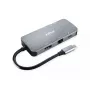 ROLINE USB Type-C centrmezgls 12.02.1121 HDMI RJ-45 USB 3.2 Gen 2 pelēks