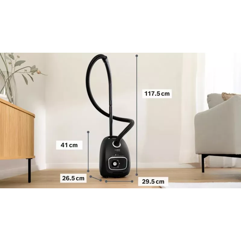 Putekļsūcējs Bosch BGB 41BA1 rokas putekļsūcējs, ar maisiņu, vadu darbināms, 5.3 kg, 265×410×295 mm