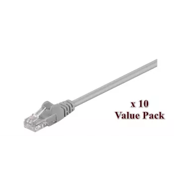 Microconnect V-UTP505VP tīkla kabelis Pelēks 5 m Cat5e U/UTP (UTP)