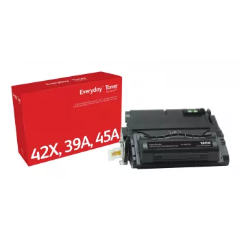 Everyday™ Mono Toner by Xerox saderīgs ar HP 42A 39A 45A (Q5942X/ Q1339A/ Q5945A), standarta ietilpība, 20000 lappuses, melns, 1 gab.