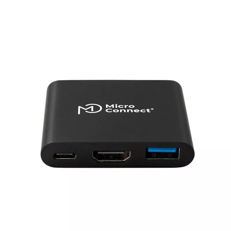 Microconnect MC-HUBAV1 klēpjdatora dokstacija/porta replikators, dokstacija, balta