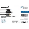 Microconnect MC-USB3.0AB20OP USB kabelis USB 3.2 Gen 2 (3.1 Gen 2) 20 m USB A USB B Melns