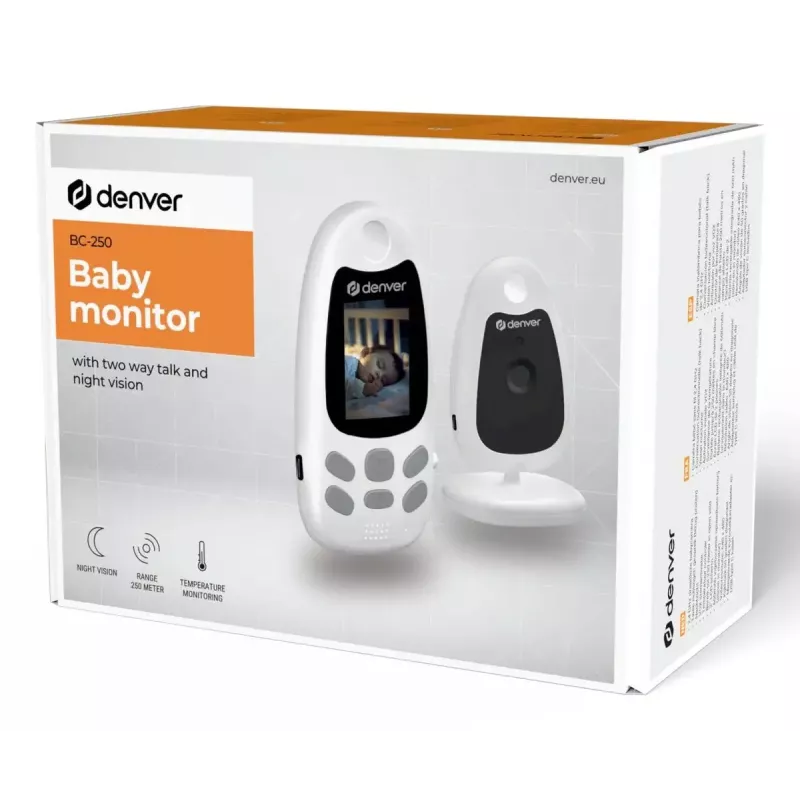 Novērošanas kamera DENVER Baby Monitoring System BC-250 HD