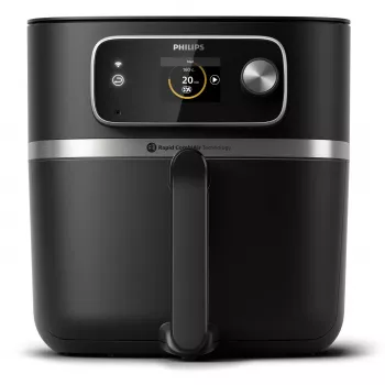 Karstā gaisa friteris Philips 7000 sērija HD9880/90 8,3L 2200W melns nerūsējošais tērauds