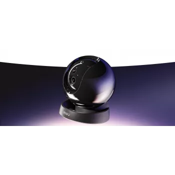 Imou Rex 3D 5MP-R1 H.265 Wi-Fi P&T kamera, IP drošības kamera, Iekštelpām, Vadu un bezvadu, Amazon Alexa un Google Assistant, Griestiem/Sienai/Galdam, Melna