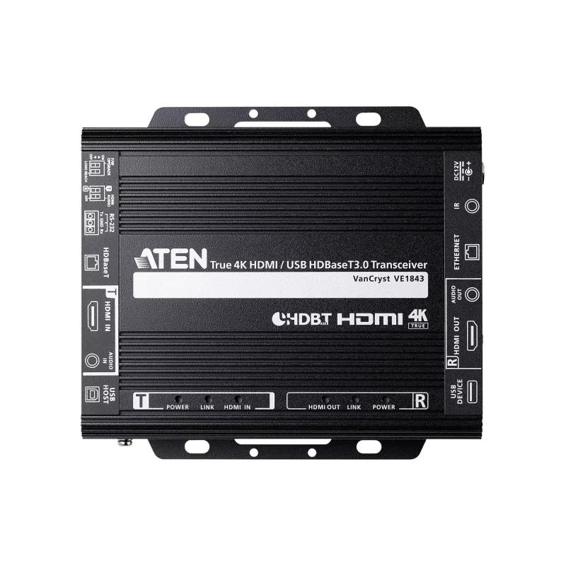 AV atkārtotājs ATEN True 4K HDMI / USB HDBaseT 3.0 raiduztvērējs 4096 x 2160